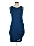 BTFBM Solid Blue Casual Dress Size M - photo 1