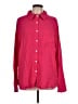 Unbranded Pink Long Sleeve Button-Down Shirt Size L (estimated) - photo 1