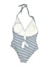 Cupshe Stripes Blue One Piece Swimsuit Size XXL - photo 2