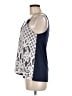 Rewind Silver Sleeveless Blouse Size M - photo 5