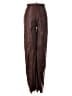 Missguided 100% Polyurethane Brown Casual Pants Size 2 - photo 1