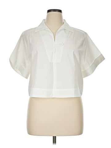 Banana Republic Factory Store Short Sleeve Blouse (view 1)