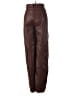 Missguided 100% Polyurethane Brown Casual Pants Size 2 - photo 2