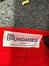 No Boundaries Solid Red Shorts Size 00 - photo 3