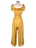 Express Solid Yellow Jumpsuit Size S - photo 2