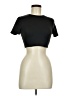 Shein Black Short Sleeve Turtleneck Size 6 - photo 1