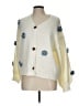 Unbranded 100% Polyester Ivory Cardigan Size L - photo 1