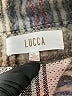 LUCCA 100% Polyester Gray Poncho Size M - photo 7