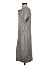 St. John Solid Gray Casual Dress Size 12 - photo 5