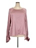 ELOQUII Pink Long Sleeve Blouse Size 24 - photo 1