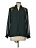Darling 100% Polyester Green Long Sleeve Blouse Size 10 - photo 1