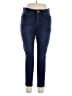 Democracy Solid Blue Jeans Size 14 - photo 1