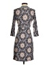 Boden Print Gray Casual Dress Size 2R - photo 2
