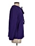 Tibi 100% Viscose Purple Long Sleeve Polo Size S - photo 4
