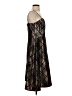 Jessica Howard 100% Polyester Argyle Black Cocktail Dress Size P (petite) - photo 4