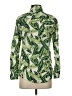 J. McLaughlin Tropical Green Long Sleeve Blouse Size XS - photo 2