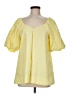 CO Yellow Short Sleeve Blouse Size M - photo 1