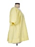 CO Yellow Short Sleeve Blouse Size M - photo 4