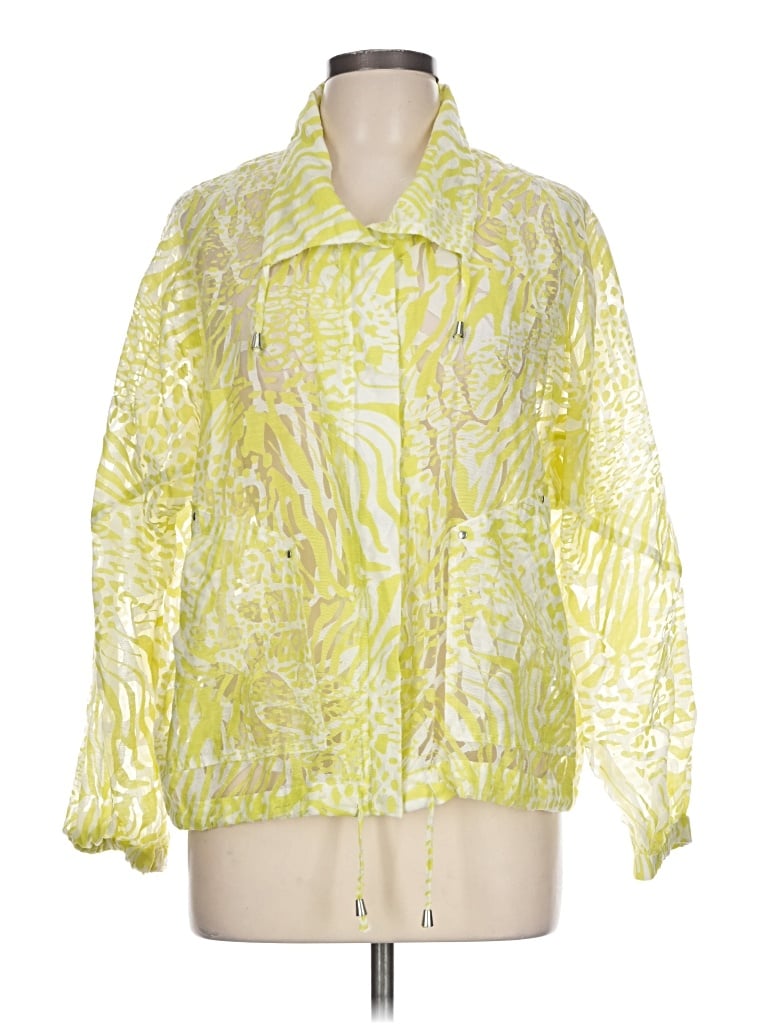 Pre-owned Chico's Raincoat In Yellow