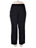 JM Collection Solid Black Casual Pants Size 20 - photo 1