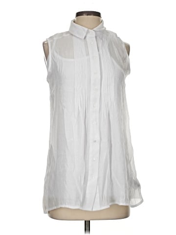 Fever Sleeveless Button-Down Shirt (view 1)