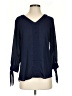 Fortune + Ivy 100% Polyester Blue 3/4 Sleeve Blouse Size S - photo 1