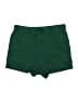 Double Zero 100% Cotton Solid Green Shorts Size M - photo 1