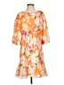 Rachel Parcell 100% Polyester Print Orange Cocktail Dress Size XS - photo 1