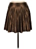 Bershka Metallic Brown Formal Skirt Size S - photo 1