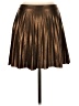 Bershka Metallic Brown Formal Skirt Size S - photo 2