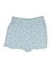 Frenchi 100% Rayon Paisley Blue Shorts Size XS - photo 2