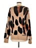 Evereve 100% Nylon Animal Print Brown Pullover Sweater Size L - photo 2