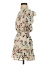 Saltwater LUXE 100% Polyester Floral Tan Casual Dress Size XS - photo 5