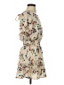 Saltwater LUXE 100% Polyester Floral Tan Casual Dress Size XS - photo 4