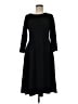 Journey Five Solid Black Casual Dress Size M - photo 1