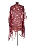 Lane Bryant 100% Polyester Burgundy Kimono One size - photo 2