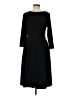 Journey Five Solid Black Casual Dress Size M - photo 2