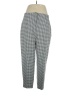 ASOS 100% Polyester Houndstooth Gray Casual Pants Size 14 - photo 1