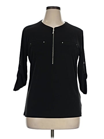 7th Avenue Design Studio New York & Company 3/4 Sleeve Top (view 1)