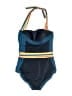 Boden Color Block Blue One Piece Swimsuit Size 10R - photo 2