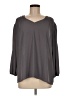 Monday Fun 100% Polyester Gray 3/4 Sleeve Blouse Size M - photo 1