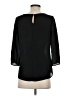 The Limited Outlet 100% Polyester Black 3/4 Sleeve Blouse Size XS - photo 2