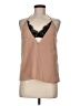 Missguided 100% Polyester Tan Sleeveless Blouse Size 6 - photo 1