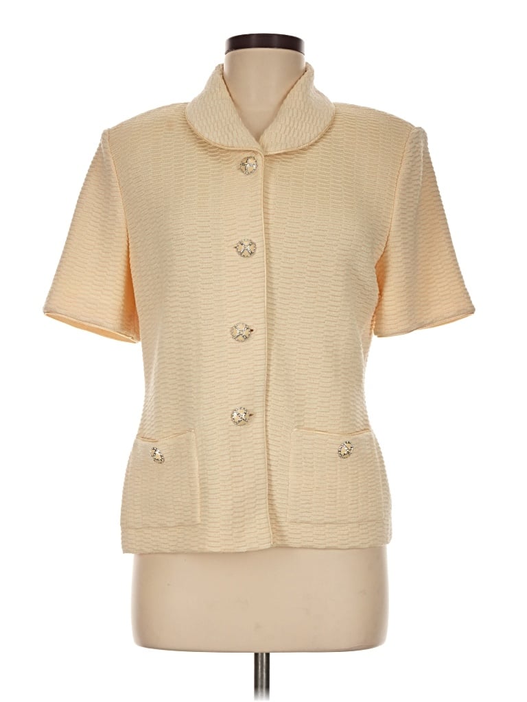 Pre-owned St. John Collection By Marie Gray Jacket In Ivory