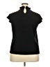 Anne Klein Black Short Sleeve Blouse Size 2X - photo 2