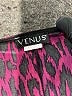 Venus Animal Print Burgundy Purple Cocktail Dress Size S - photo 7