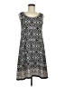 Max Studio Paisley Gray Casual Dress Size M - photo 1
