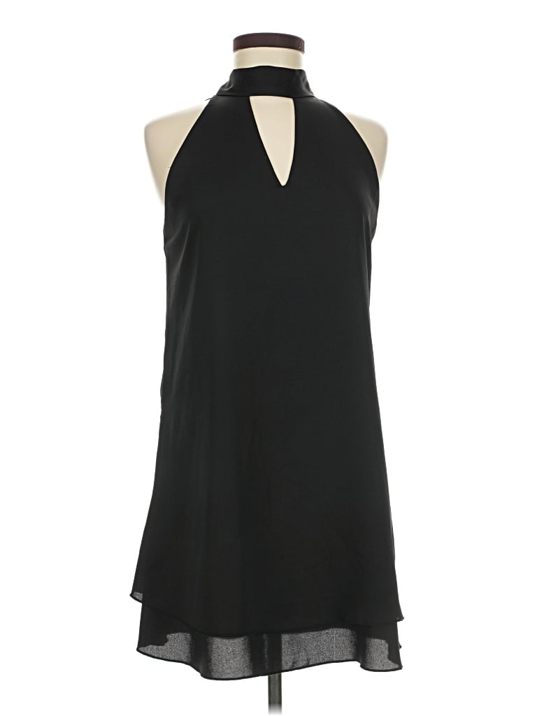 Pre-owned Tyche Tank Top Black Halter Neckline Tops
