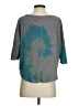 Chaser Tie-dye Gray Teal 3/4 Sleeve T-Shirt Size S - photo 2
