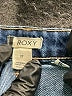 Roxy 100% Cotton Blue Denim Shorts Size 27 waist - photo 3
